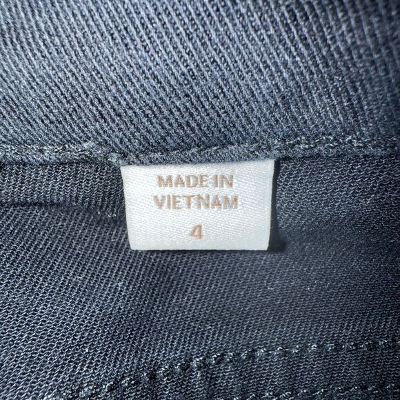 Coldwater Creek Natural Fit Women Capri Pants Black Straight Size 4 - Picture 4 of 7